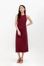 DILANY BACK TWIST JERSEY DRESS