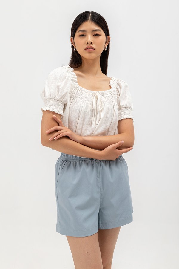 JAYDEN ELASTIC POPLIN SHORTS