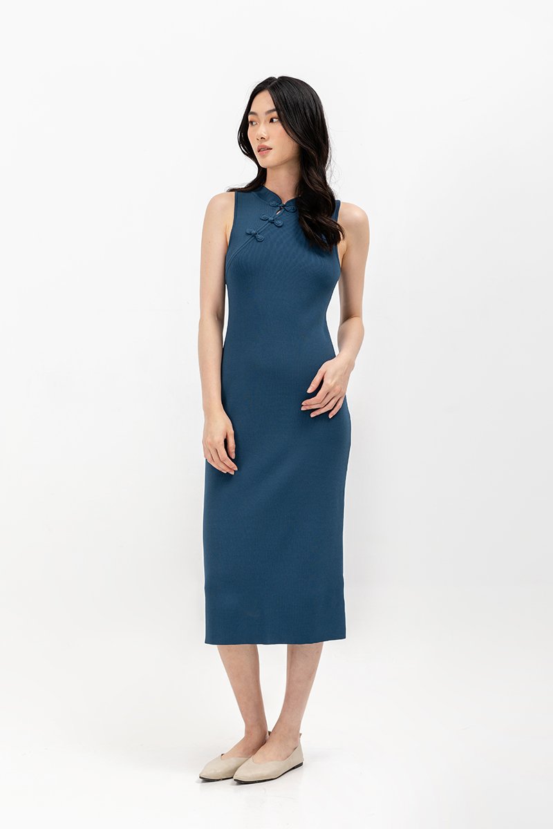 RUMIE KNIT MIDI CHEONGSAM RUMIE KNIT MIDI CHEONGSAM