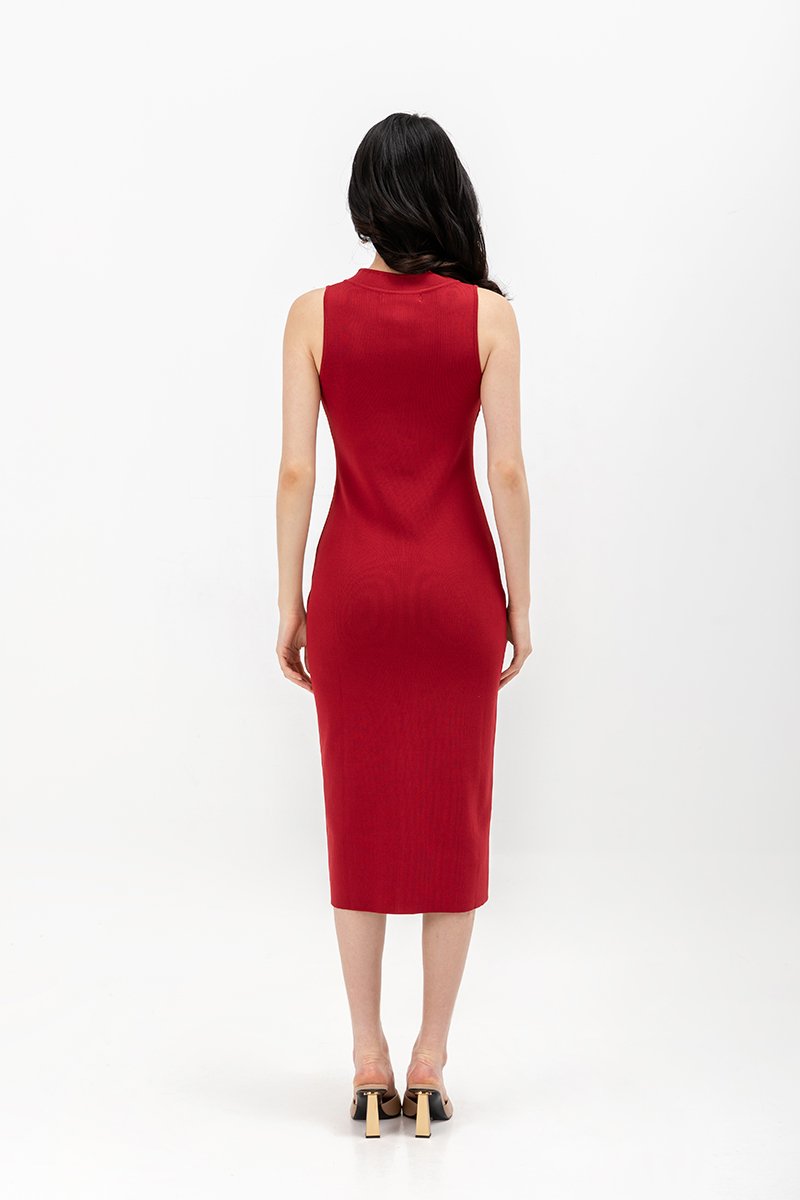 RUMIE KNIT MIDI CHEONGSAM RUMIE KNIT MIDI CHEONGSAM