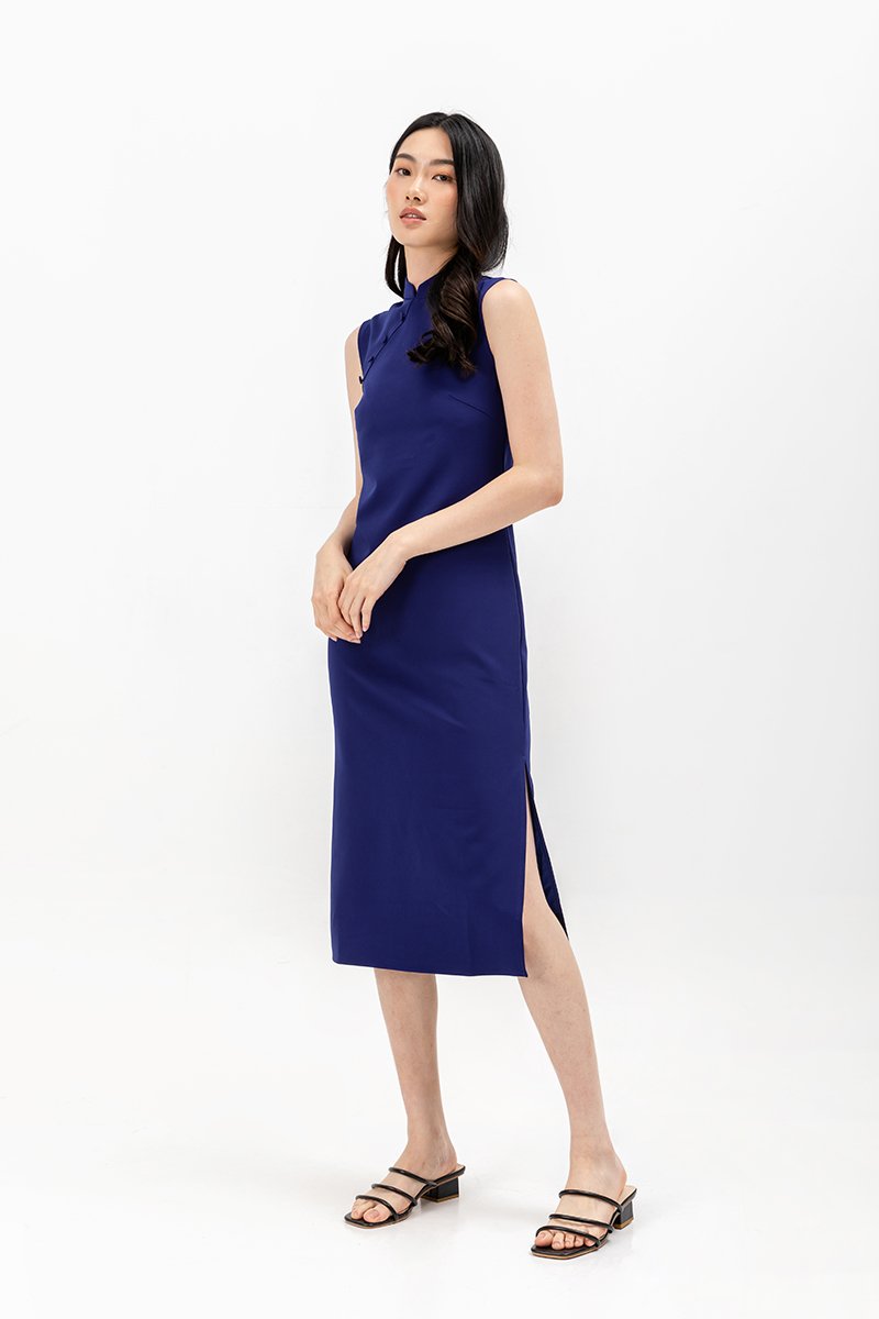 YAEL SHEATH MIDI CHEONGSAM
