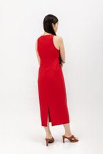 DEVINA TANK COLUMN MIDI DRESS