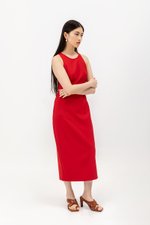 DEVINA TANK COLUMN MIDI DRESS
