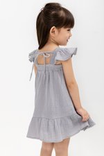 MARIANNE FLUTTER SLEEVE LACE TRIM KIDS DRESS MARIANNE FLUTTER SLEEVE LACE TRIM KIDS DRESS