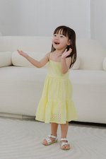 LETICIA TIERED EYELET KIDS DRESS