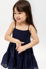 LETICIA TIERED EYELET KIDS DRESS