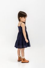 LETICIA TIERED EYELET KIDS DRESS