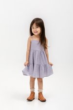LETICIA TIERED EYELET KIDS DRESS