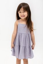 LETICIA TIERED EYELET KIDS DRESS