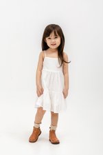 LETICIA TIERED EYELET KIDS DRESS