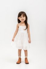 LETICIA TIERED EYELET KIDS DRESS