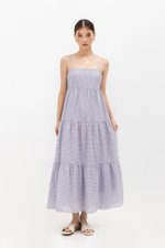 GILLIAN EYELET TIERED CAMISOLE MAXI DRESS