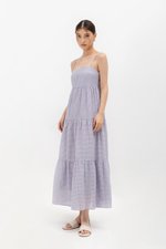 GILLIAN EYELET TIERED CAMISOLE MAXI DRESS