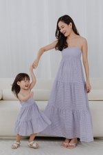 GILLIAN EYELET TIERED CAMISOLE MAXI DRESS