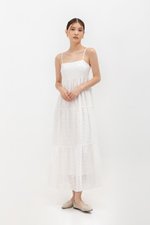 GILLIAN EYELET TIERED CAMISOLE MAXI DRESS