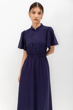 ZIVA BACK CUT OUT FLUTTER SLEEVE CHEONGSAM ZIVA BACK CUT OUT FLUTTER SLEEVE CHEONGSAM