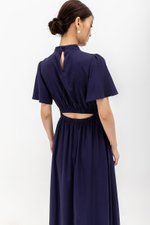 ZIVA BACK CUT OUT FLUTTER SLEEVE CHEONGSAM ZIVA BACK CUT OUT FLUTTER SLEEVE CHEONGSAM