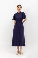 ZIVA BACK CUT OUT FLUTTER SLEEVE CHEONGSAM ZIVA BACK CUT OUT FLUTTER SLEEVE CHEONGSAM