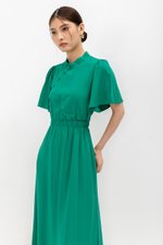 ZIVA BACK CUT OUT FLUTTER SLEEVE CHEONGSAM ZIVA BACK CUT OUT FLUTTER SLEEVE CHEONGSAM