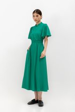 ZIVA BACK CUT OUT FLUTTER SLEEVE CHEONGSAM ZIVA BACK CUT OUT FLUTTER SLEEVE CHEONGSAM