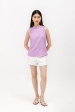KIMA LINEN CHEONGSAM TOP