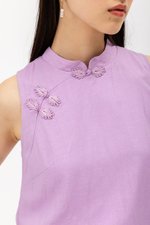 KIMA LINEN CHEONGSAM TOP