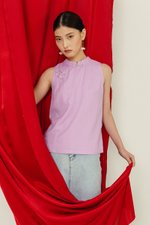 KIMA LINEN CHEONGSAM TOP