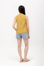 KIMA LINEN CHEONGSAM TOP