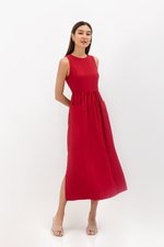 ELENA POCKET MIDI DRESS (REGULAR)