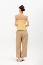 YARI MANDARIN BUTTON CAMISOLE CHEONGSAM TOP