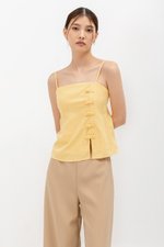 YARI MANDARIN BUTTON CAMISOLE CHEONGSAM TOP