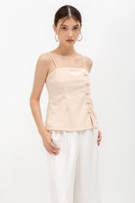 YARI MANDARIN BUTTON CAMISOLE CHEONGSAM TOP