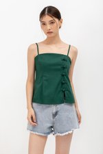 YARI MANDARIN BUTTON CAMISOLE CHEONGSAM TOP