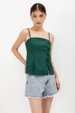 YARI MANDARIN BUTTON CAMISOLE CHEONGSAM TOP