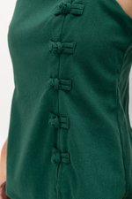 YARI MANDARIN BUTTON CAMISOLE CHEONGSAM TOP
