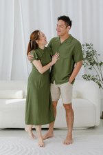 SOLANGE FLUTTER SLEEVE MIDI CHEONGSAM