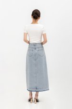 ULANI DENIM MAXI SKIRT W SLIT