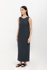 NADIN V BACK COLUMN DRESS