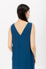 NADIN V BACK COLUMN DRESS