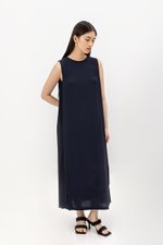 MADDIE SIDE PLEATED DRESS