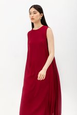 MADDIE SIDE PLEATED DRESS