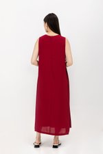 MADDIE SIDE PLEATED DRESS