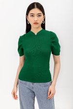 SHAINA CHEONGSAM KNIT TOP