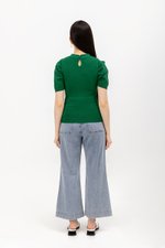 SHAINA CHEONGSAM KNIT TOP