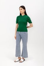 SHAINA CHEONGSAM KNIT TOP