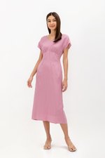 JASIE V NECK LINEN DRESS
