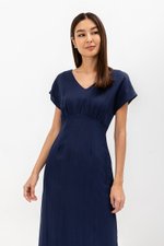 JASIE V NECK LINEN DRESS