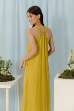 DOMINICA BACK TWIST TENCEL DRESS