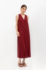 DOMINICA BACK TWIST TENCEL DRESS