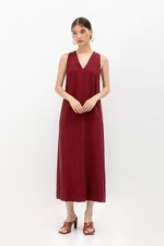 DOMINICA BACK TWIST TENCEL DRESS